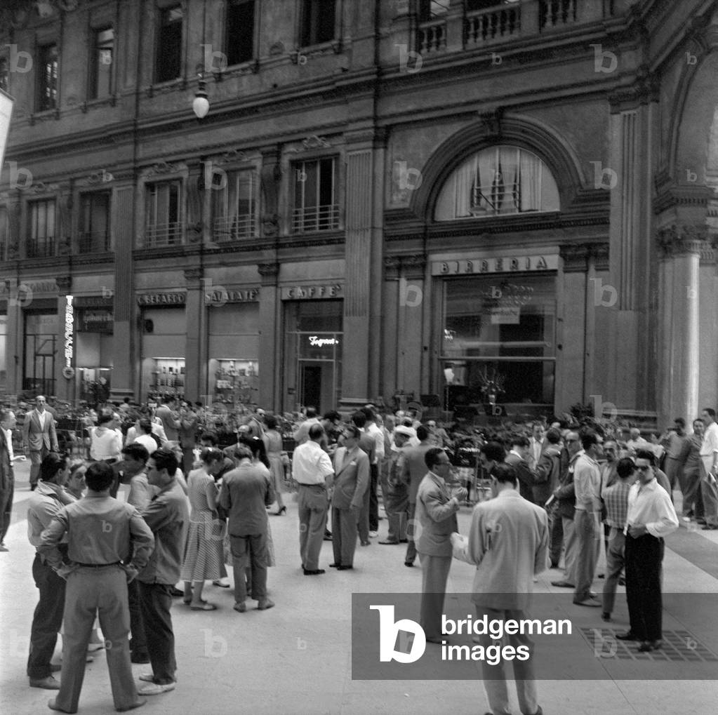 People outside the CaffèBerardo in Rome, Rome, Italy