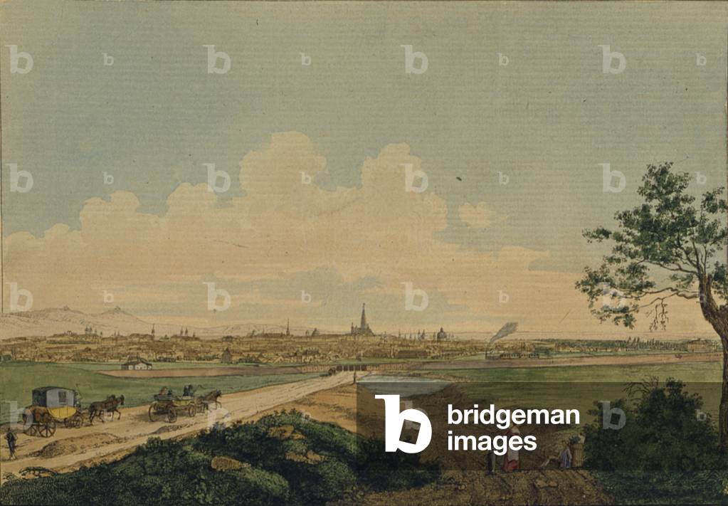 Vienna, 1800-1850 (watercolour engraving)