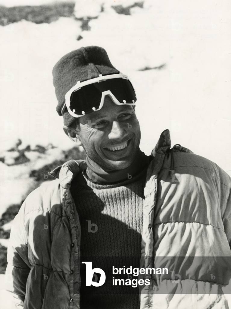 Walter Bonatti smiling., Zermatt, Switzerland
