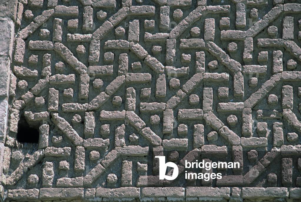 Detail of the Tomb Tower, 1093, 11th century, Kharraghan, Iran (mixed technique)