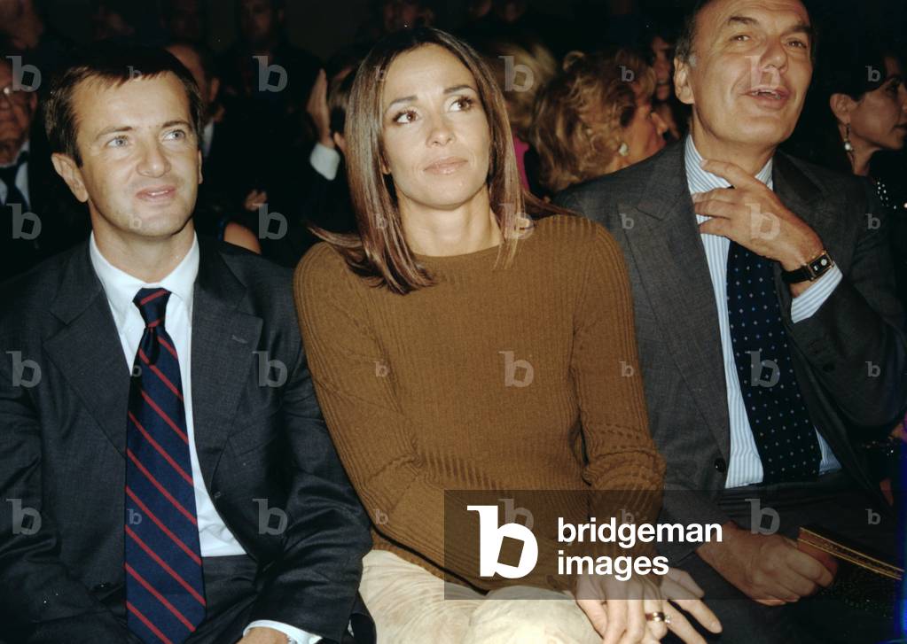 Giorgio Gori with Cristina Parodi and Leonardo Mondadori, 1990 (photo)