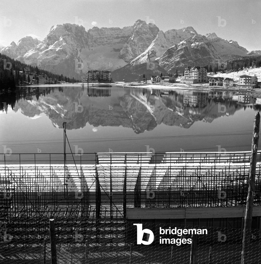 Ice rink for the 1956 Winter Olympics, Cortina d'Ampezzo, Italy