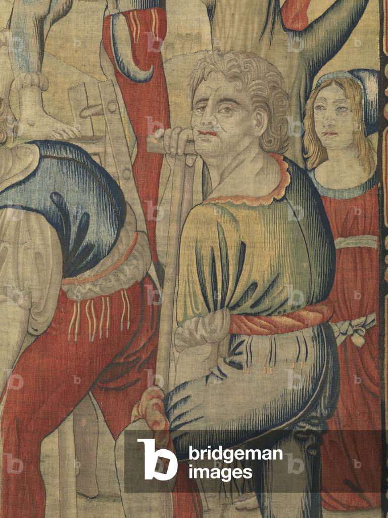 March (Marzo), by Benedetto da Milano upon drawing by Bramantino, c. 1503-1508, 16th century (tapestry)