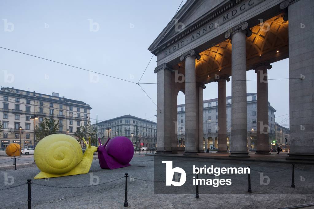 Free Darsena (Free Darsena), by Cracking Art Group, Piazza XXIV Maggio, Milan, Italy, 26th April-31st October 2015 (photo)