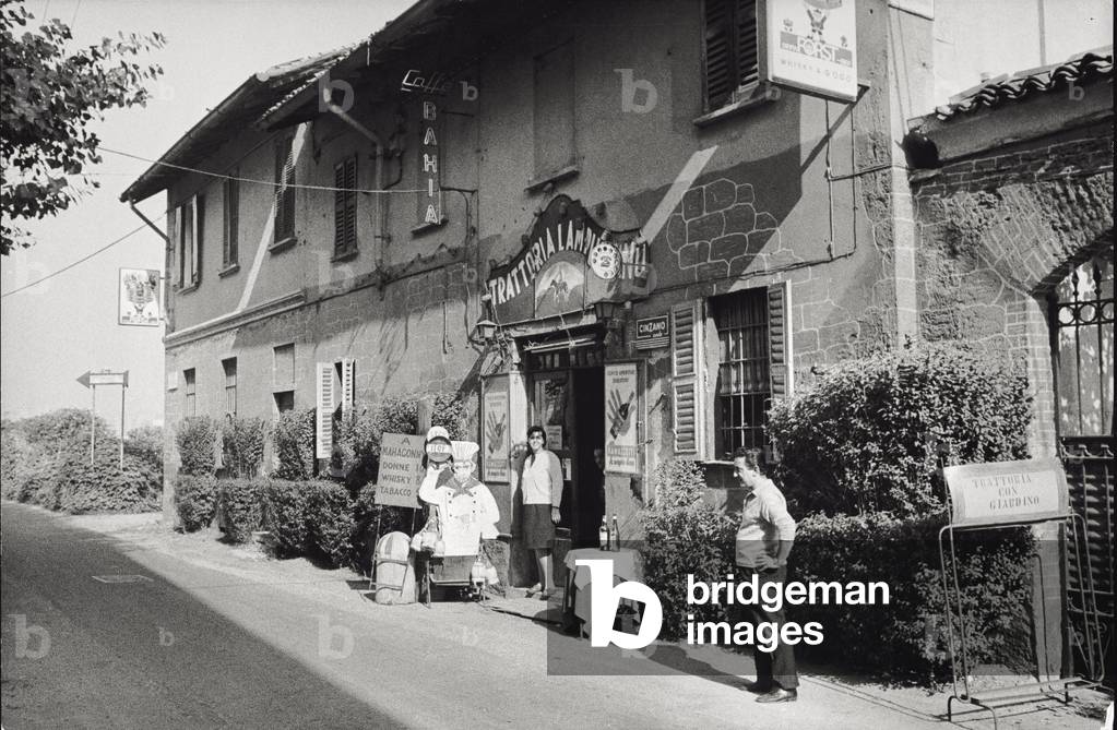An eating house in Milan suburbs