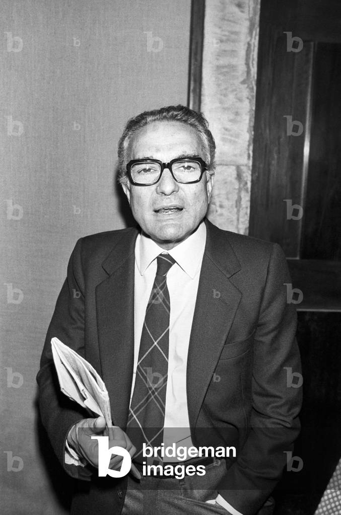 Portrait of a participant in Roberto Calvi's trial