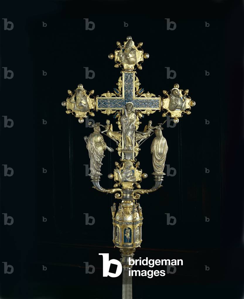 Astylar cross, 1524 (silver and enamel)