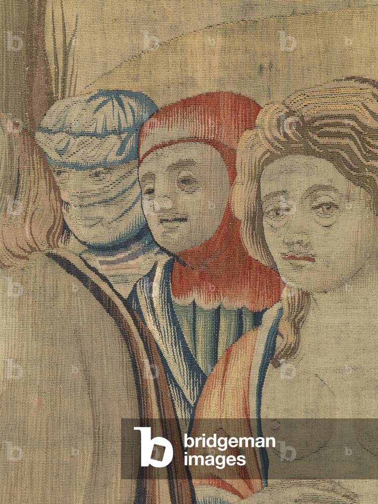 February (Febbraio), by Benedetto da Milano upon drawing by Bramantino, c. 1503-1508, 16th century (tapestry)