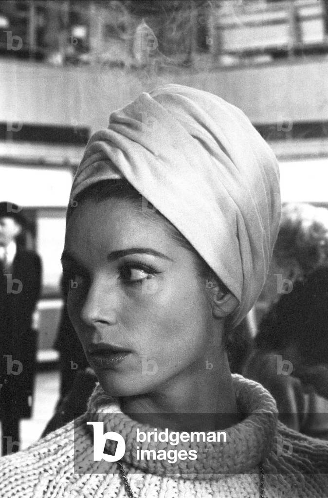 Elsa Martinelli in The Vip's, United Kingdom, London, 1963 (b/w photo)