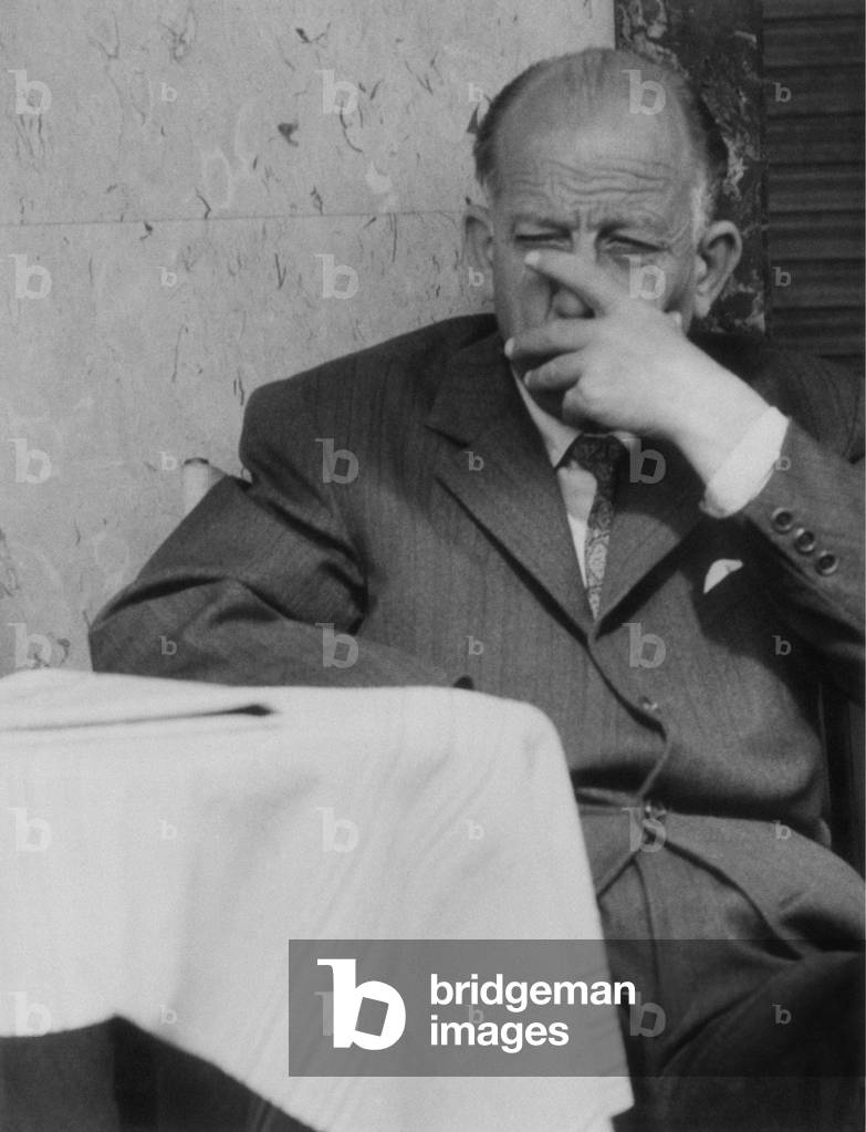 Portrait of a thoughtful man, Trieste, Italy