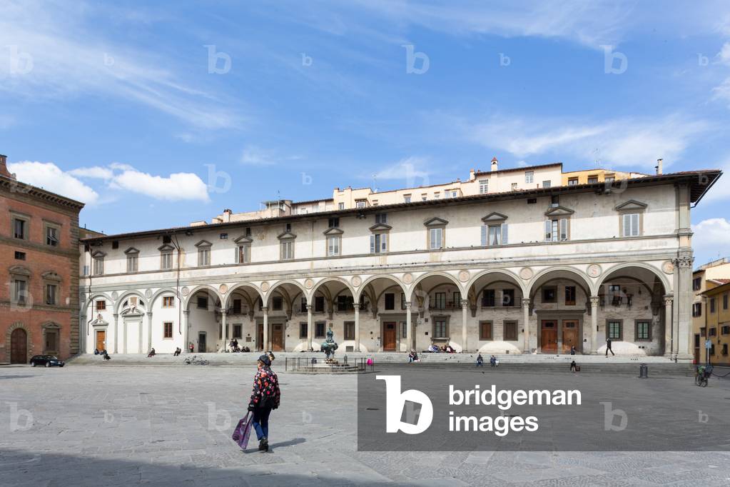 Piazza della Santissima Annunziata, Florence, Italy (photo)