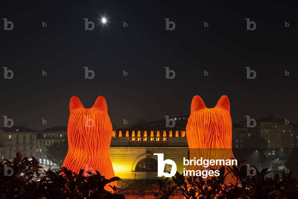 The Food Guardians (The Food Guardians), by Cracking Art Group, Porta Venezia for Expo 2015, Milan, Italy, 15th May-31st October 2015 (photo)