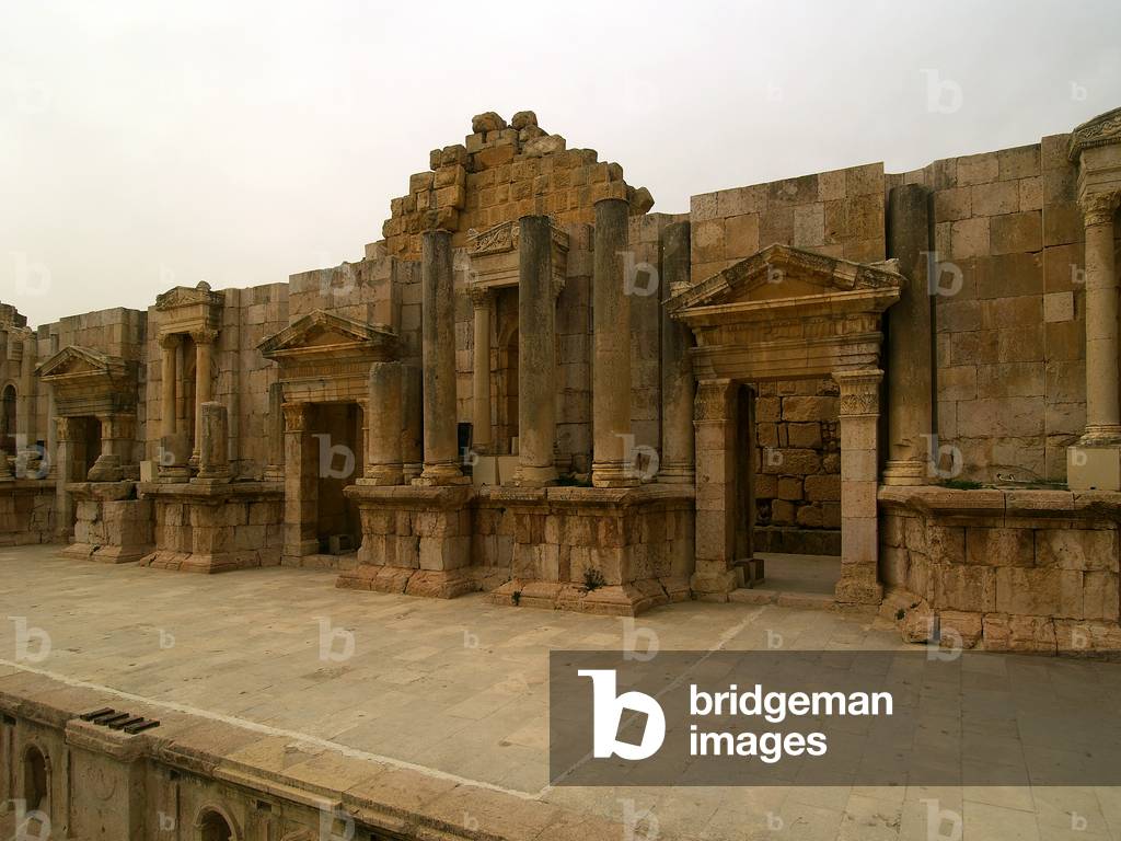 Scaenaefrons of the South Theatre, 92-93, 1st Century A.D., stone building