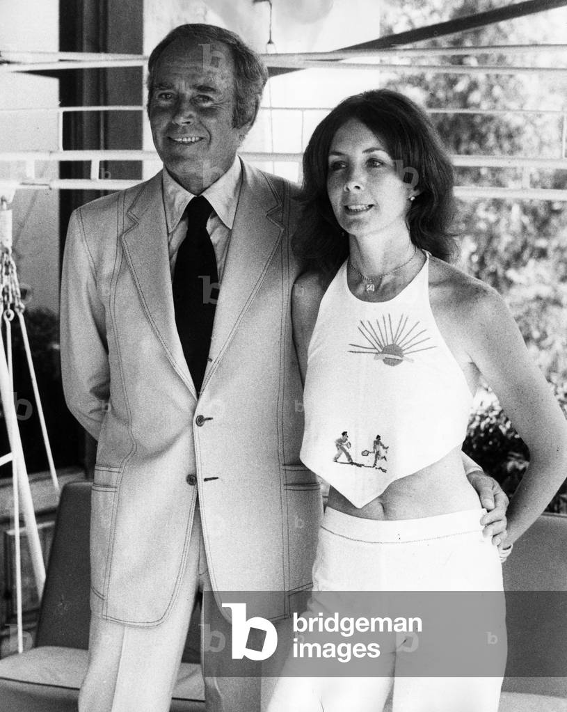 Henry Fonda with his wife Shirley at Taormina