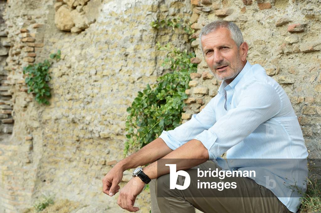 Italian writer Gianrico Carofiglio at the XX edition of the International Literature Festival in Rome entitled 'Reading the world', in the new setting of the Palatine Stadium, Rome (Italy), July 22nd, 2021
