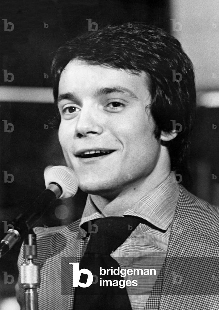Massimo Ranieri at Canzonissima 1972, Rome, Italy