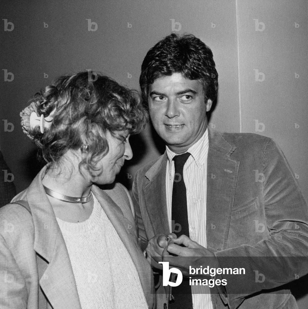 Claudio Martelli with Stefania Craxi
