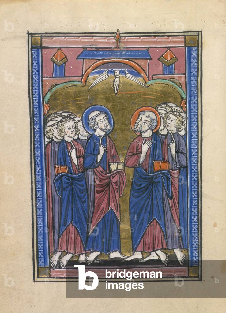 Psalter - Book of hours, 1218-1228 (parchment)