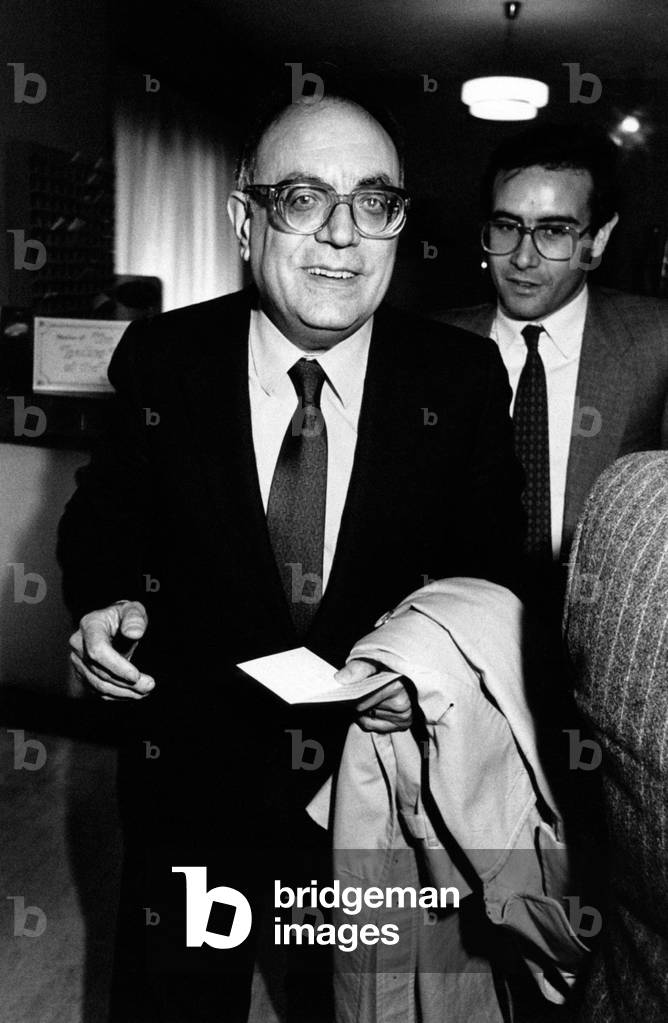 Rino Formica at the XLIII Congress of the Italian Socialist Party