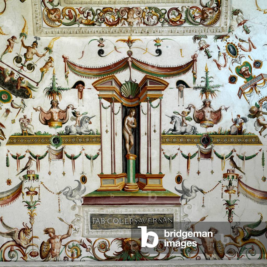 Stories of Fabius Maximus and grotesque decorations, 1547 (fresco)