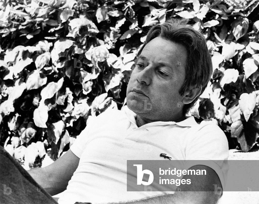 Paolo Villaggio in a Lacoste T-shirt