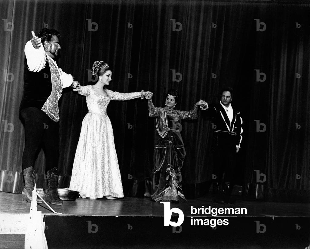 Ute de Vargas on stage, Munich, Germany, 1968