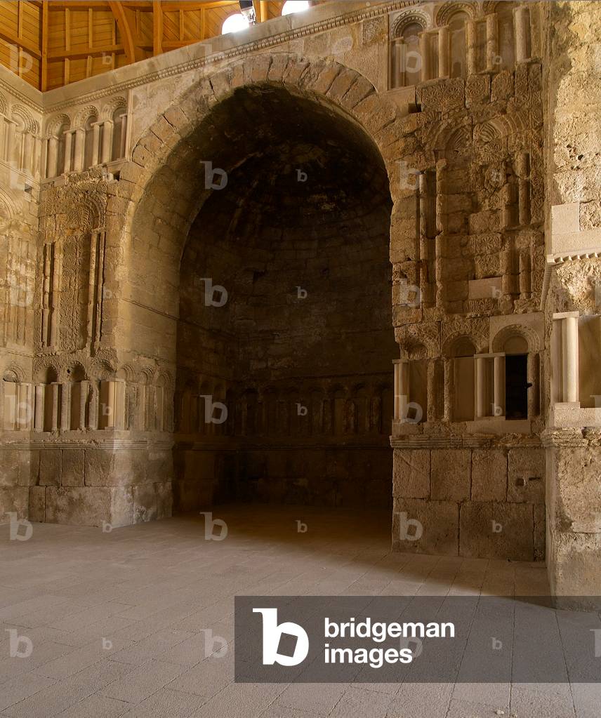 Vestibule of the Umayyad Palace, 724-743, 8th Century A.D., stone building