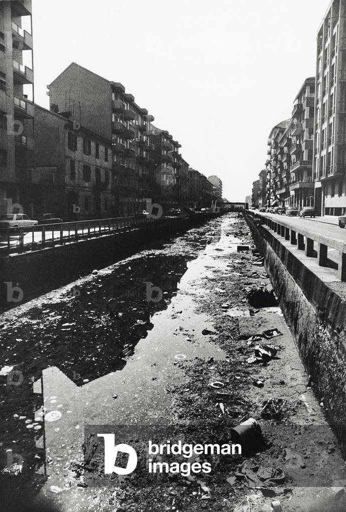 View of the 'Naviglio' in Milan