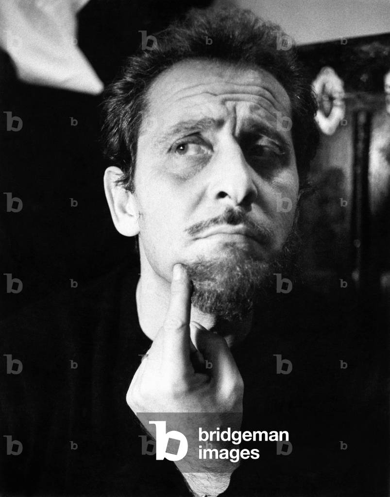 Domenico Modugno at the make up for 'Don't Wake the Lady'