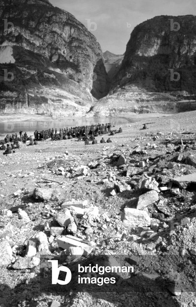 Vajont Valley after the flood