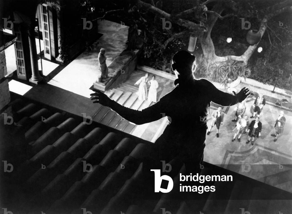Cary Grant standing on a roof in To Catch a Thief