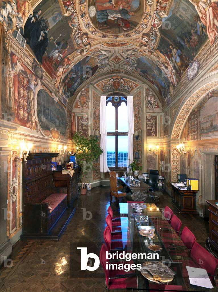 Office of the Mayor, 14th century (fresco)