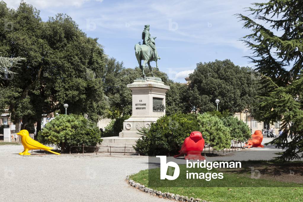 ReGeneration Siena (Rigeneramento Siena), by Cracking Art Group, La Lizza Gardens, Siena, Italy, 9th September 2015 (photo)