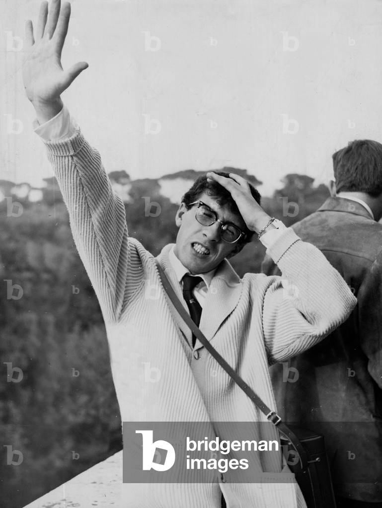 Peppino di Capri raising his arm