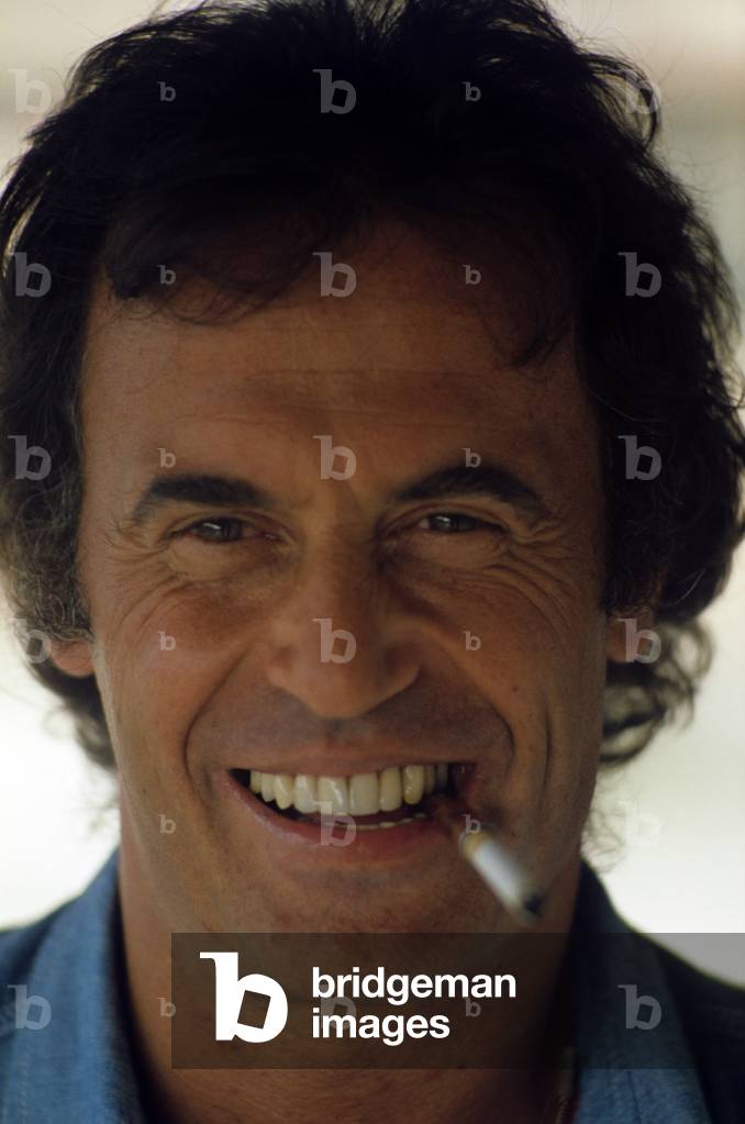 Franco Califano smiling , Italy