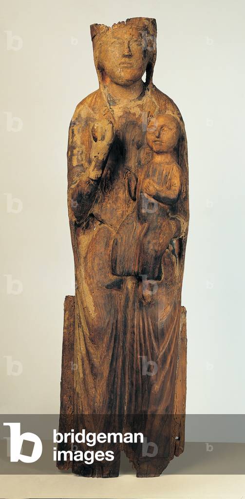 Madonna and Child, (wood)