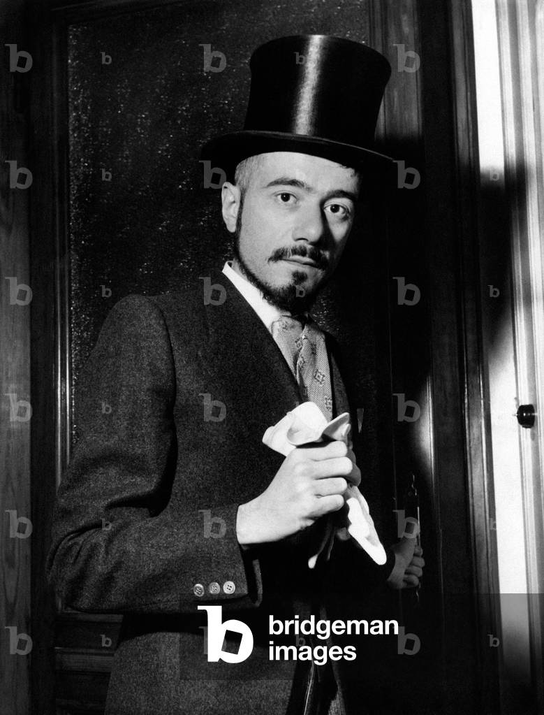 Gianluigi Marianini wearing a top hat