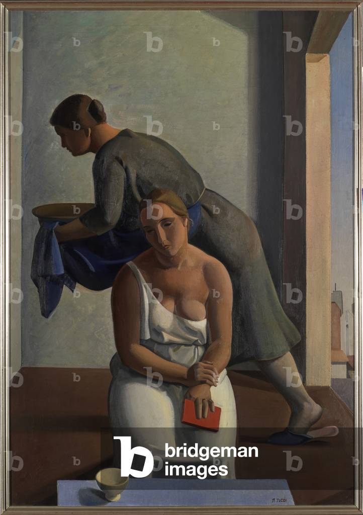 Morning (Mattutino), by Mario Tozzi, 1927, 20th Century, oil on canvas, 116 x 118 cm