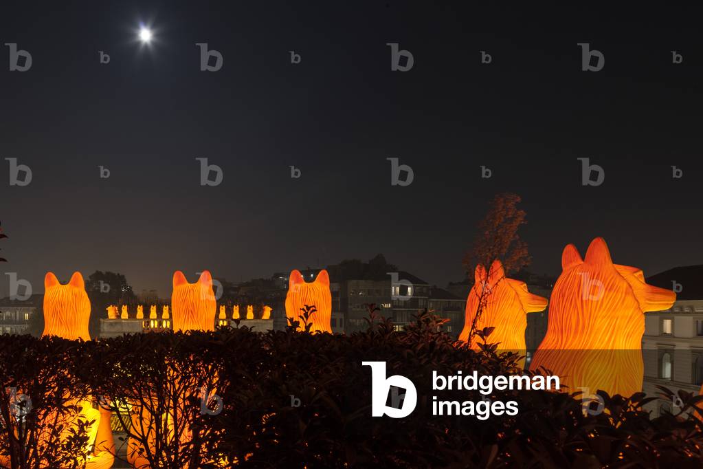 The Food Guardians (The Food Guardians), by Cracking Art Group, Porta Venezia for Expo 2015, Milan, Italy, 15th May-31st October 2015 (photo)