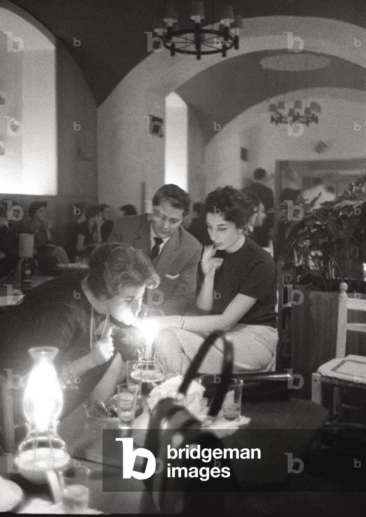 Young people in a nightclub