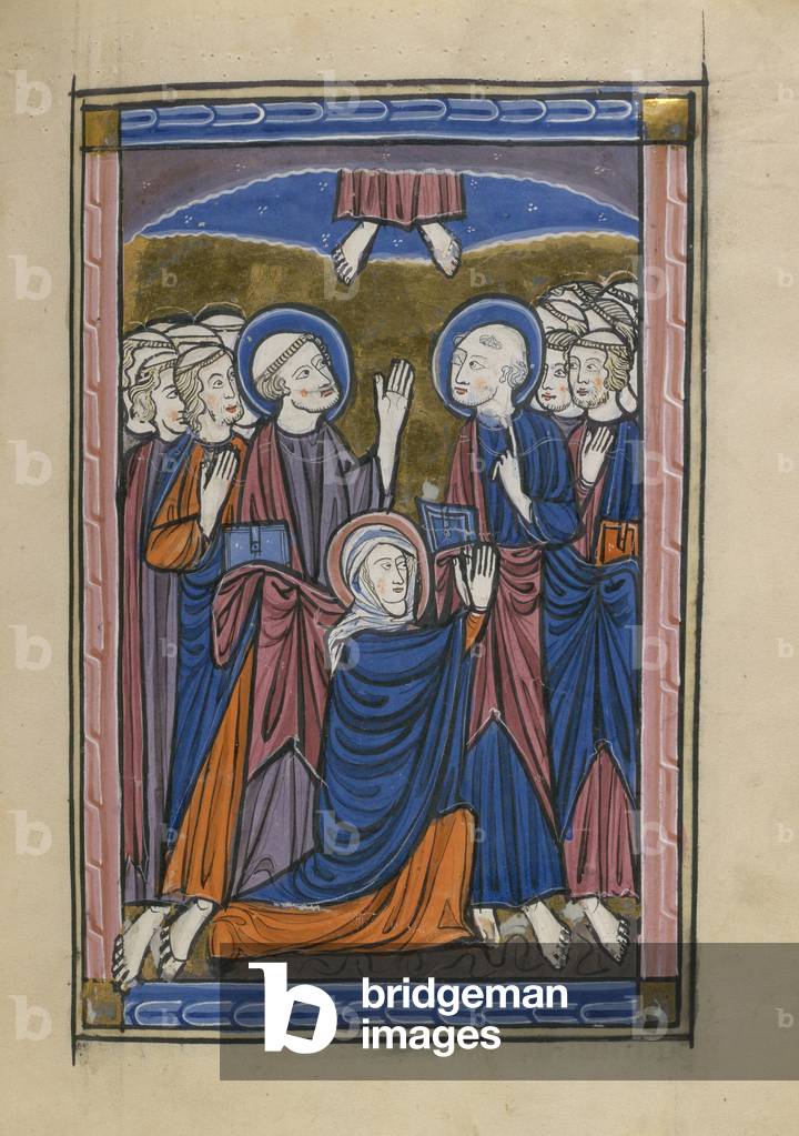 Psalter - Book of hours, 1218-1228 (parchment)