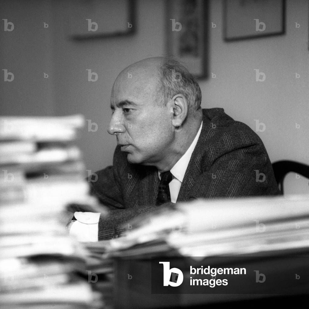 Giancarlo Pajetta in his study