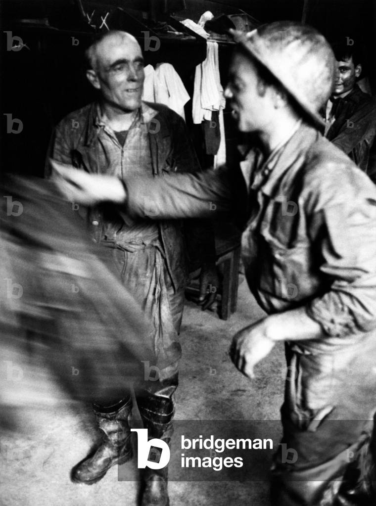 Workers of the Mont Blanc Tunnel, Italy, 1962 (photo)