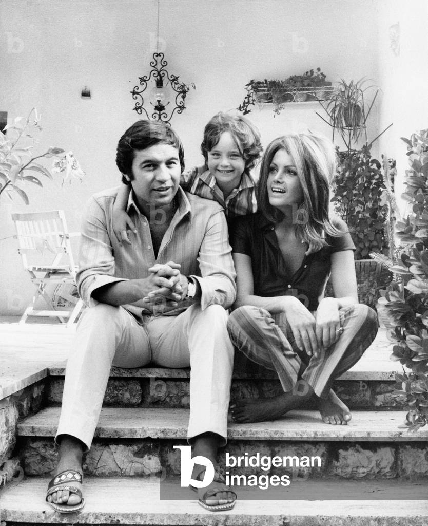 Fred Bongusto and his wife with her daughter