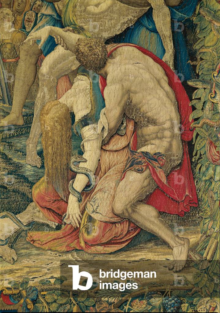 Story of Moses. The brass Serpent (Storie di Mosè. Serpente di bronzo), 1555 (tapestry)