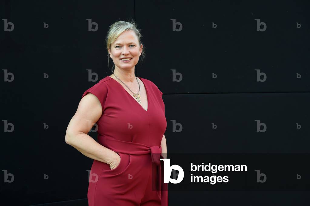 American writer Amity Gaige at the XX edition of the International Literature Festival of Rome entitled 'Reading the world', in the new setting of the Palatine Stadium,  Rome (Italy), July 21st, 2021 (photo)
