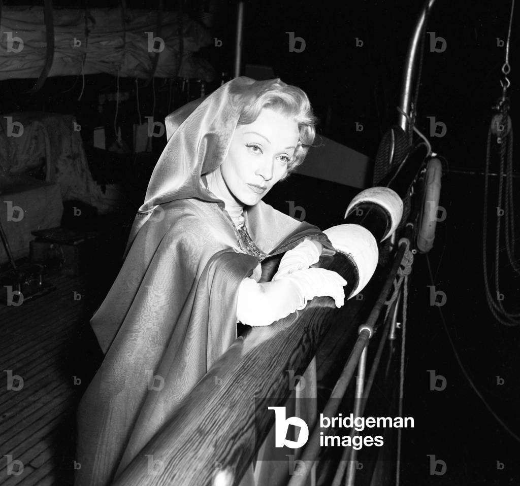 Marlene Dietrich in the film The Monte Carlo Story, Monaco, 1956 (b/w photo)