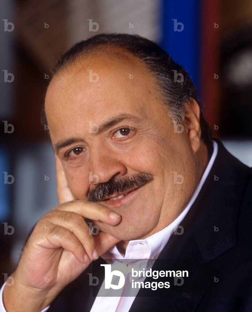Portrait of Maurizio Costanzo smiling