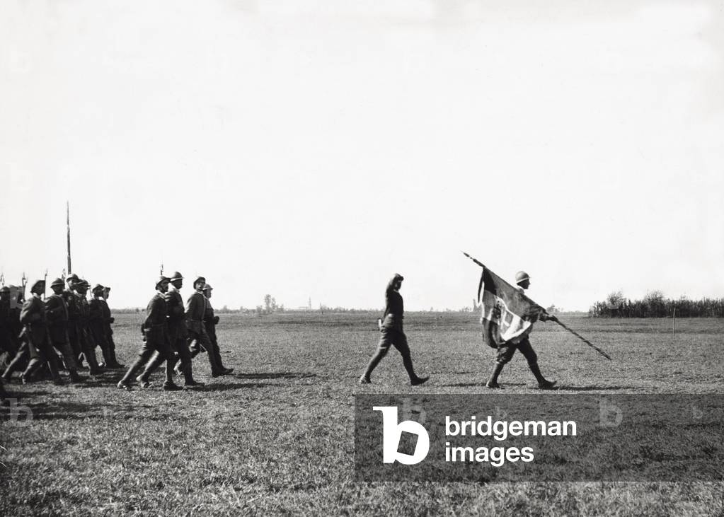 The 75th Infantry Regiment of the Brigade Napoli, Versa, Italy, 1916