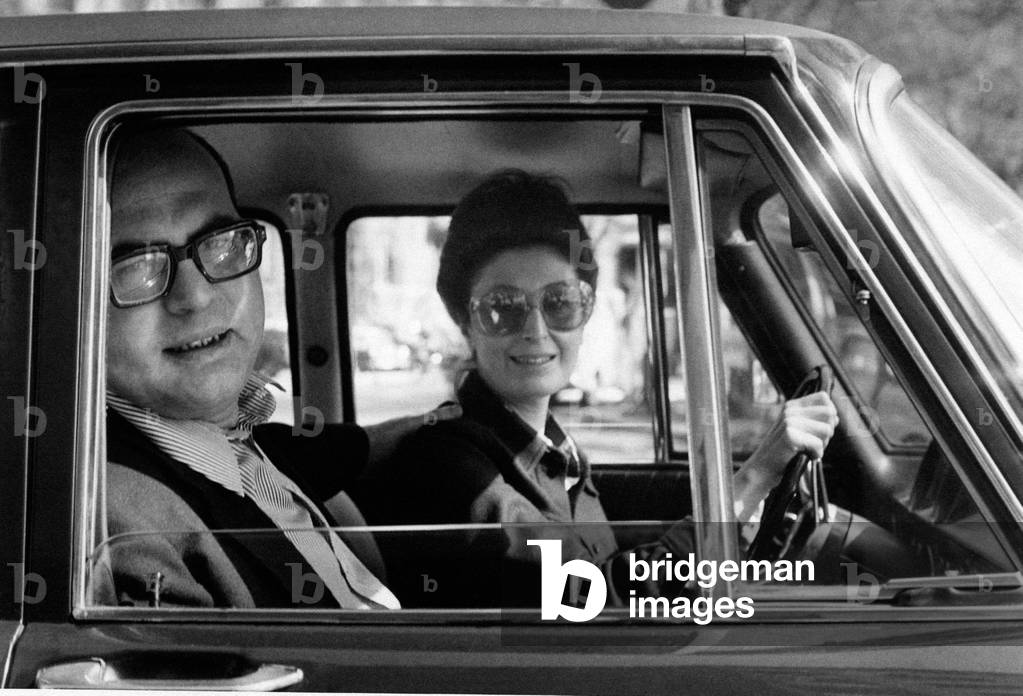 Bettino Craxi with his wife Anna